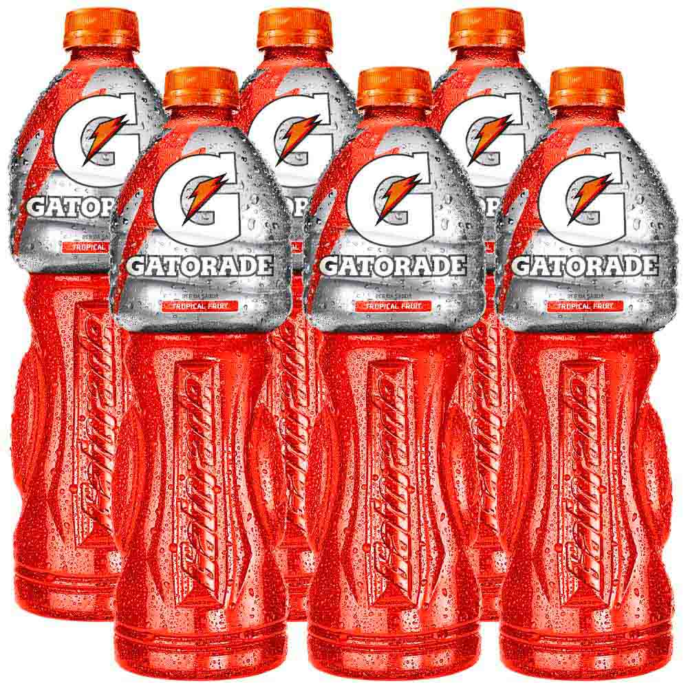 Bebida Rehidratante GATORADE Frutos Tropicales Paquete 6 Botellas 1L c/u