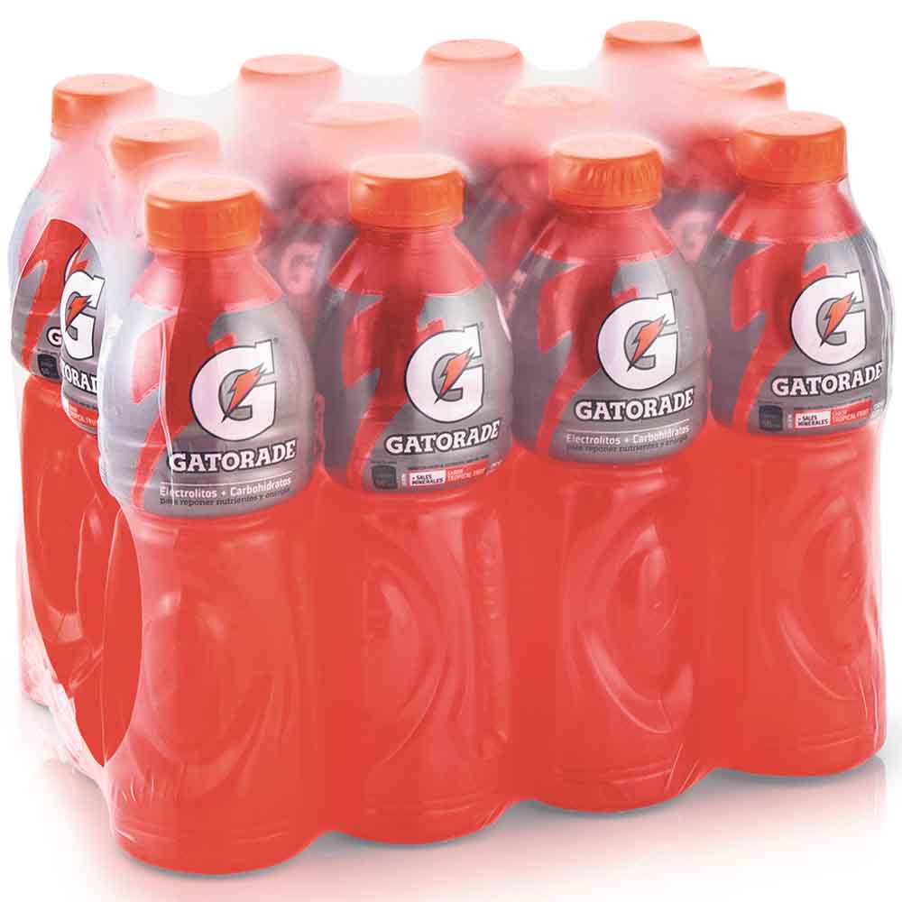Bebida Rehidratante GATORADE Tropical Fruit Paquete 12 Botellas 500ml c/u