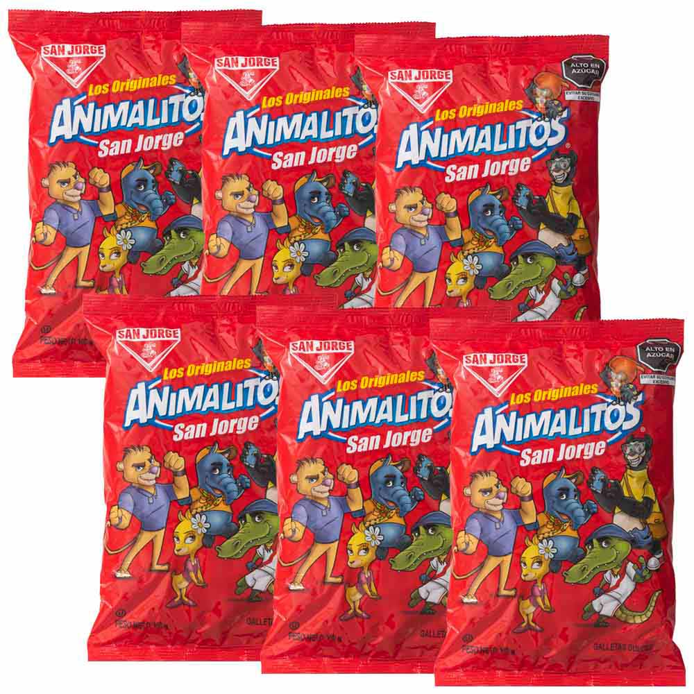 Galletas Animalitos SAN JORGE Paquete 10 Bolsas 150g c/u