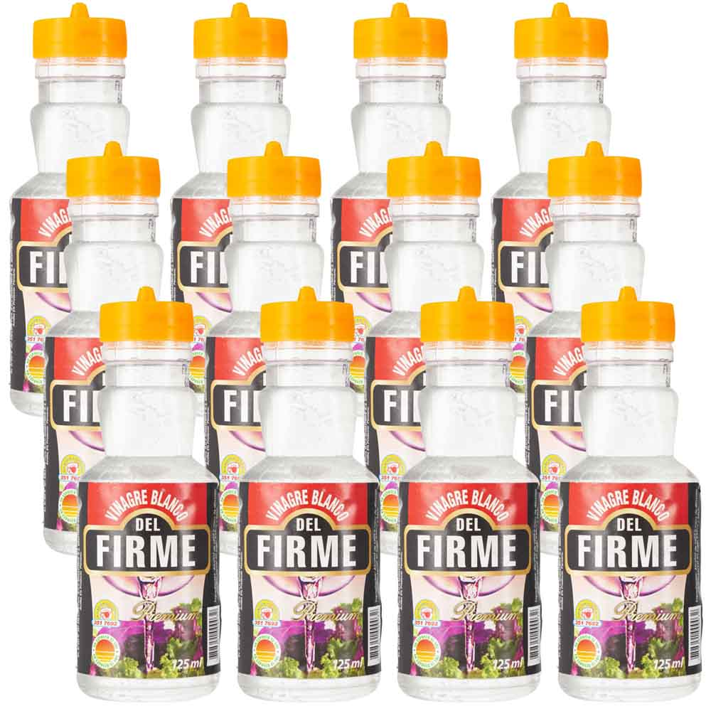 Vinagre DEL FIRME Blanco Paquete 12 Botellas 125ml c/u
