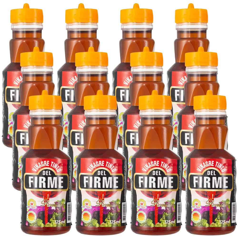 Vinagre DEL FIRME Tinto Paquete 12 Botellas 125ml c/u