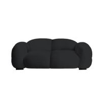 Sofá Moderno Nube 2 Cuerpos - Negro