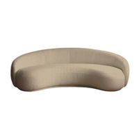 Sofá Minimalista Ancona 3 Cuerpos - Beige Claro