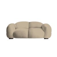 Sofá Moderno Nube 2 Cuerpos - Beige Claro