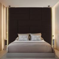 Cabecera Baraka Home Arhus King - Chocolate