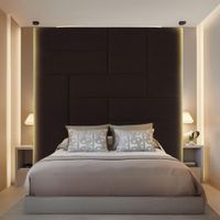 Cabecera Baraka Home Arhus Queen - Chocolate