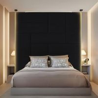 Cabecera Baraka Home Arhus Queen - Negro