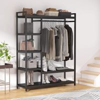 Ropero Granger Negro Estilo Industrial Coricha Home