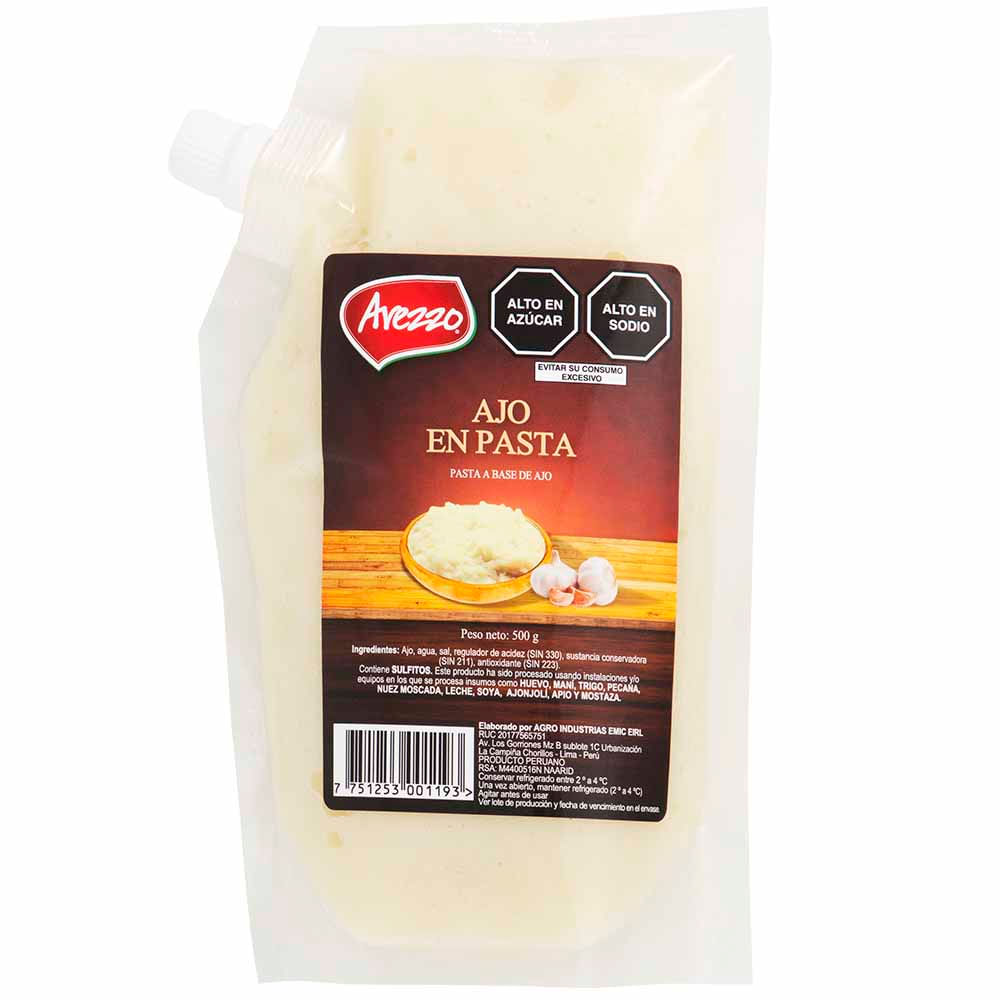 Ajo Molido EMIC Bolsa 500g