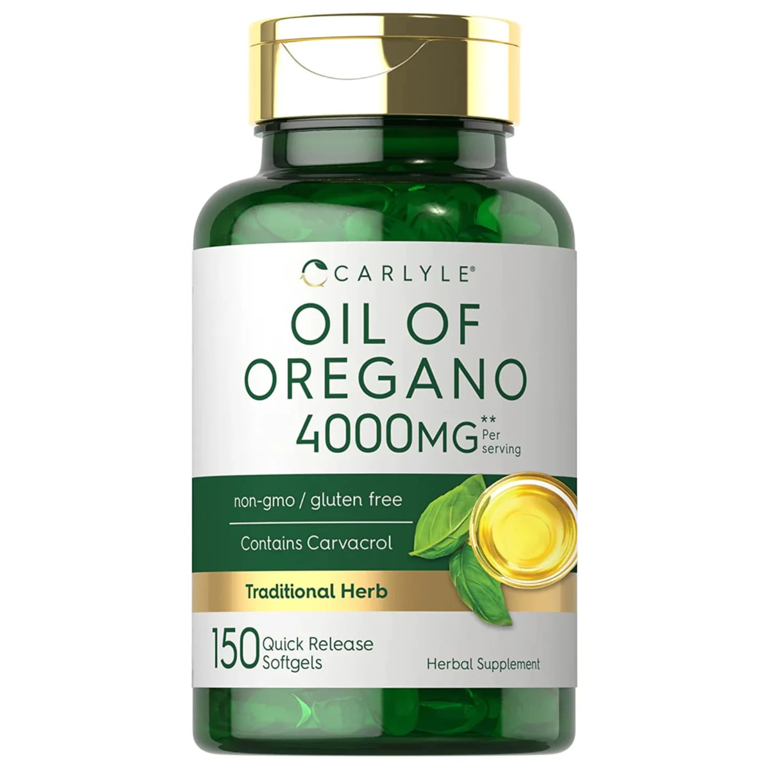 Carlyle aceite de Oregano 4000mg 150 Softgels