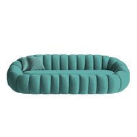 Sofá Aura Cozy 3 Cuerpos - Jade