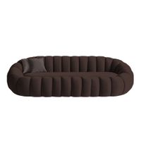 Sofá Aura Cozy 3 Cuerpos - Chocolate
