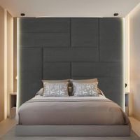 Cabecera Baraka Home Arhus King - Gris Oscuro