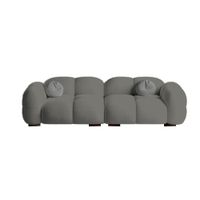 Sofá Moderno Nube 4 Cuerpos - Gris Oscuro