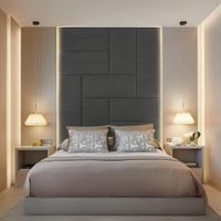 Cabecera Baraka Home Arhus 1 Plz - Gris Oscuro