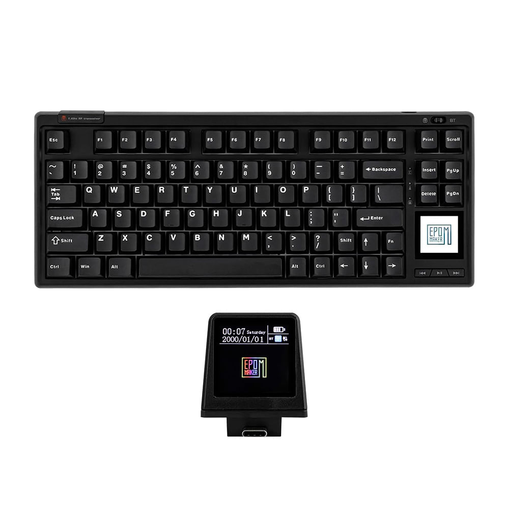 Teclado Gamer EPOMAKER RT80 RGB Inalámbrico con 83 Teclas