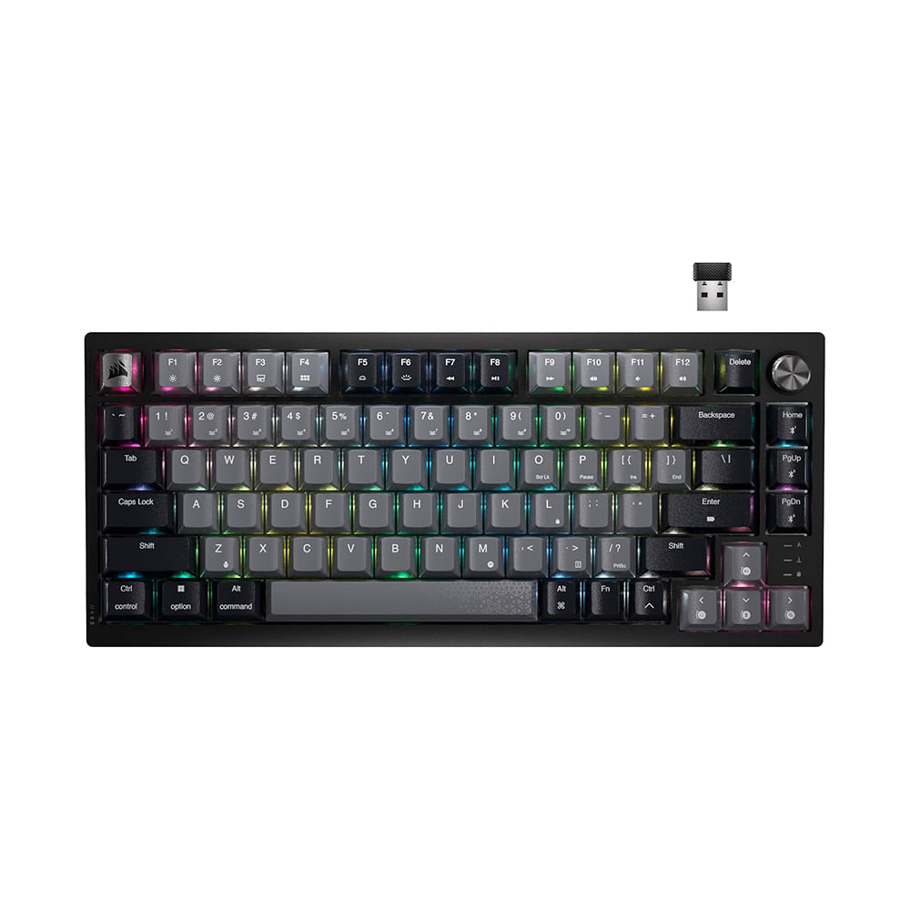 Teclado Gamer CORSAIR K65 PLUS Inalámbrico 75% RGB