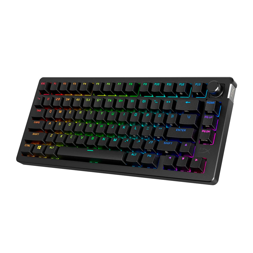 Teclado Gamer HyperX Alloy Rise 75 Wireless Mecánico para Juegos 75% Intercambiable