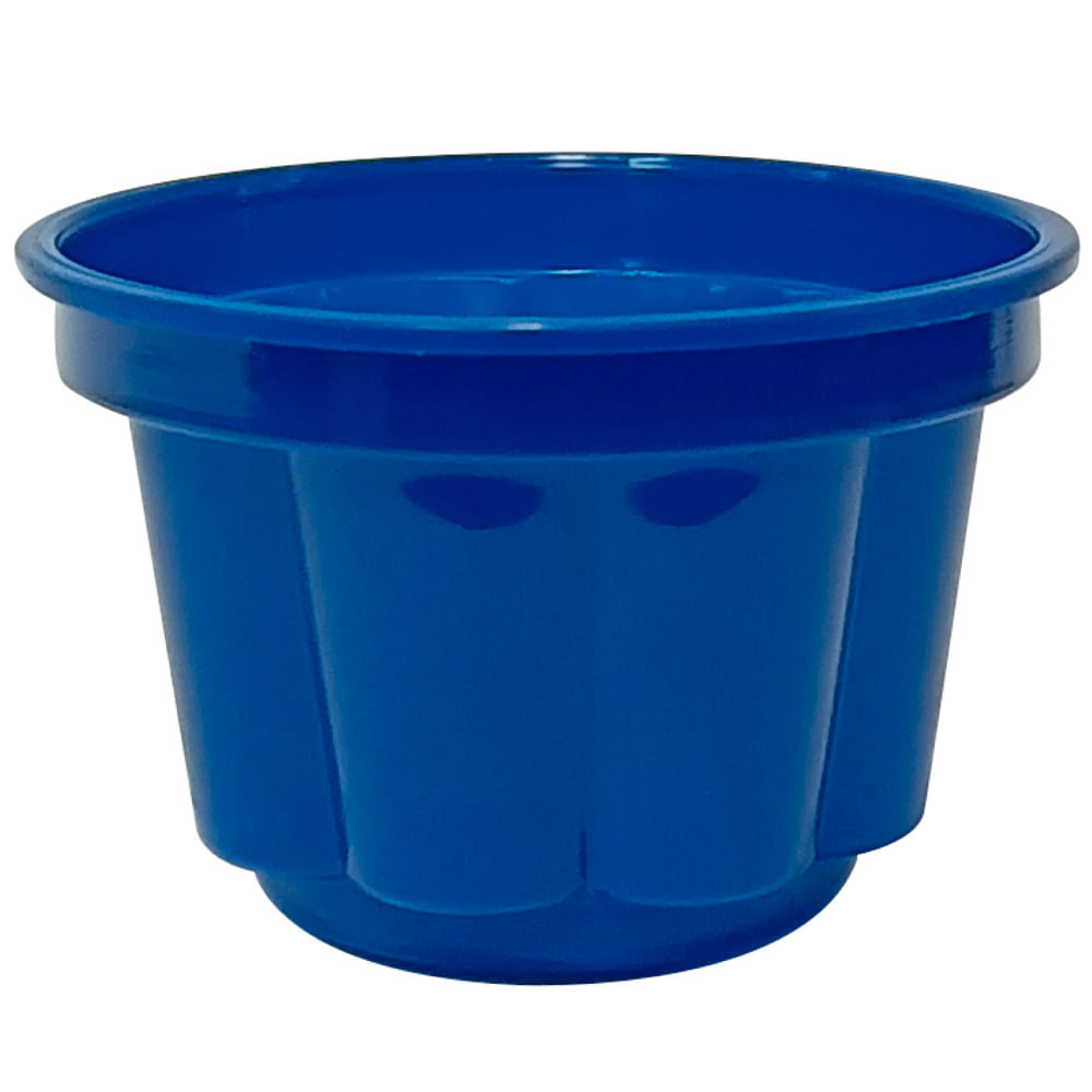 Vaso Azul X 25un OLEGO 4oz 47x72x72mm