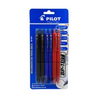 Lapiceros PILOT BP-1RT Tinta Seca Pack 6un