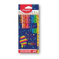 Pack MAPED Lápices Color Pixel Party 12un