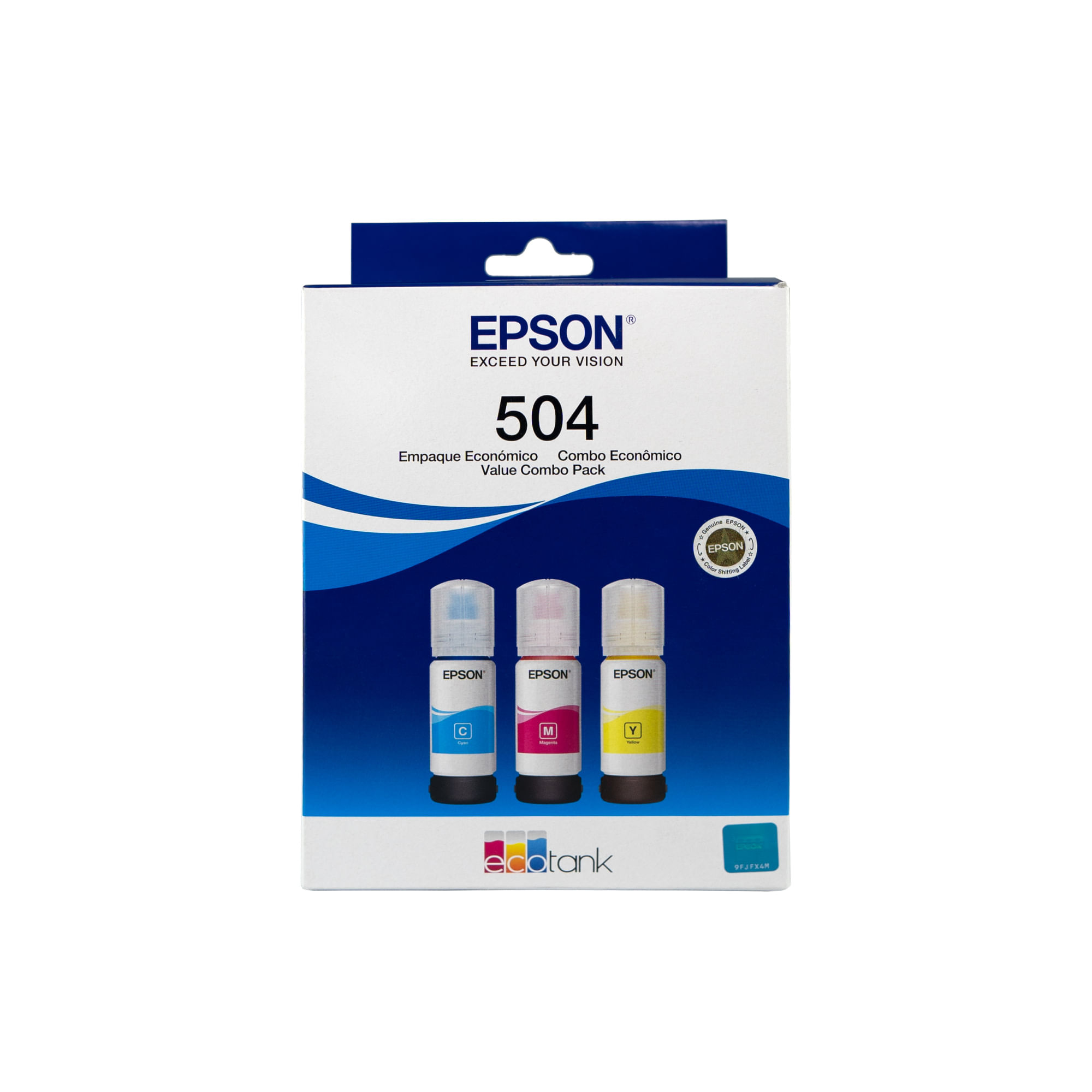 Pack EPSON Tres Tintas CMYT504