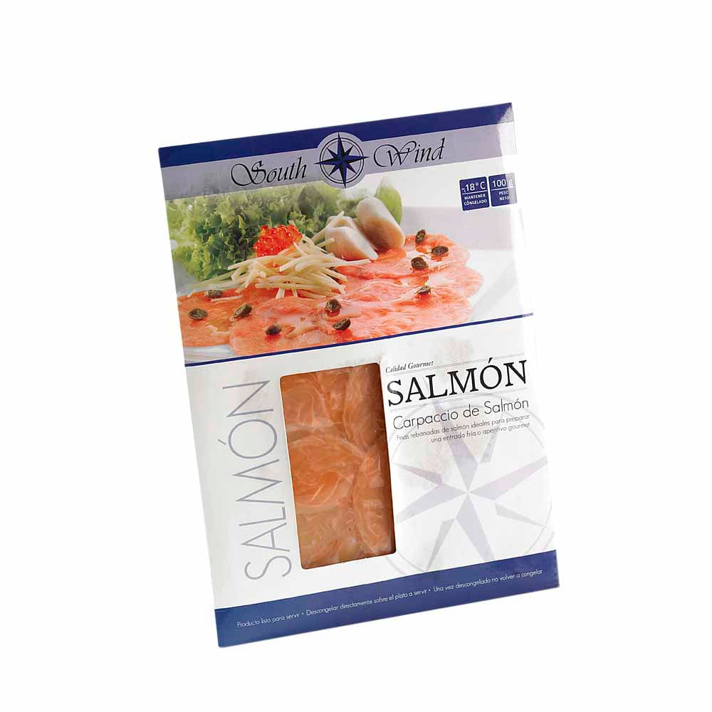 Carpaccio de Salmón SOUTH WIND Bolsa 100g