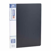 Catálogo con Fundas VINIFAN A4 Color Negro 20un