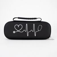 Estuche para Estetoscopio y Accesorios Clásico Negro