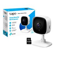 Cámara de Vigilancia Tapo C110 3MP Tp-Link Wi-Fi Interior + SD 64GB