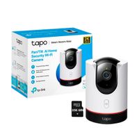 Cámara de Vigilancia Tapo C225 2K Tp-Link Wi-Fi Giratoria 360 + SD 256GB