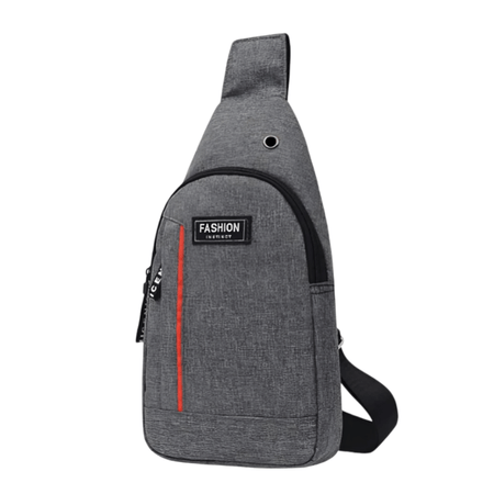 Bandolera Morral Hombre de nylon - Gris