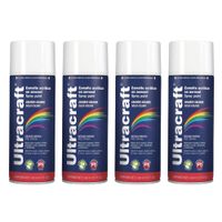 Pintura Spray Color Laca Transparente x4 Unidades Ultracraft 40041-4