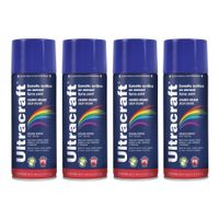 Pintura Spray Color Azul Marino x4 Unidades Ultracraft 40033-4