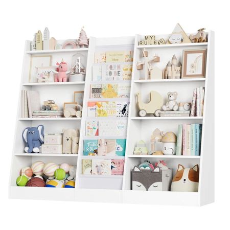 Librero Juguetero Montessori Dabir Blanco Muebles Bonno