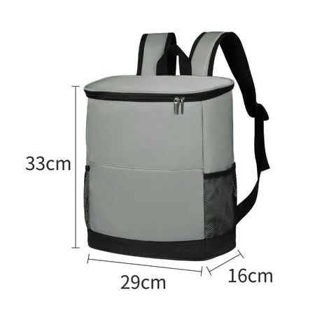 Mochila térmica para 30 latas de cerveza a prueba de fugas WCB036 Gris