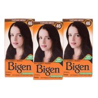 Pack de 3 tintes Bigen Castaño medio #46