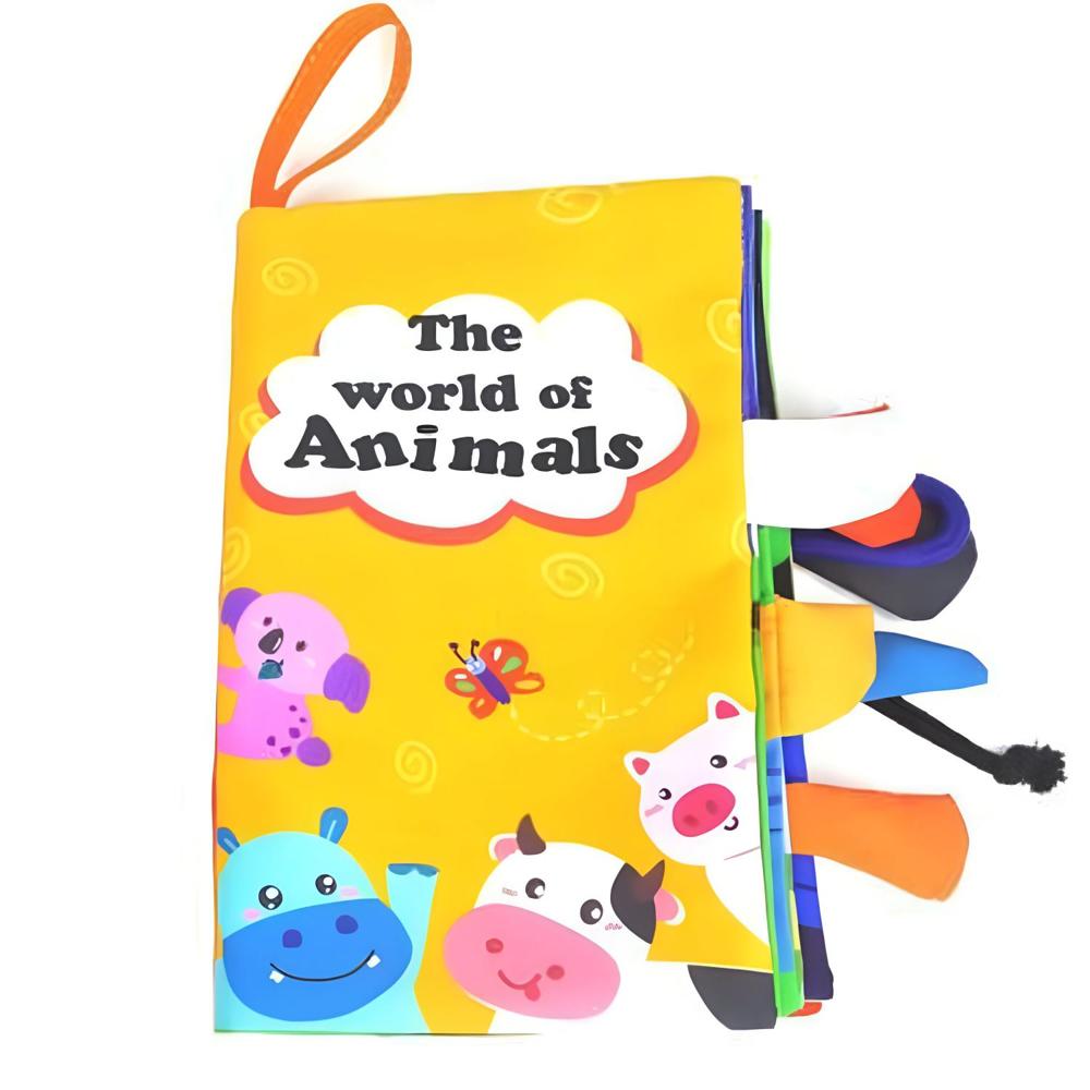 Libro Estimulación Niños Juguete Sensorial Animal World