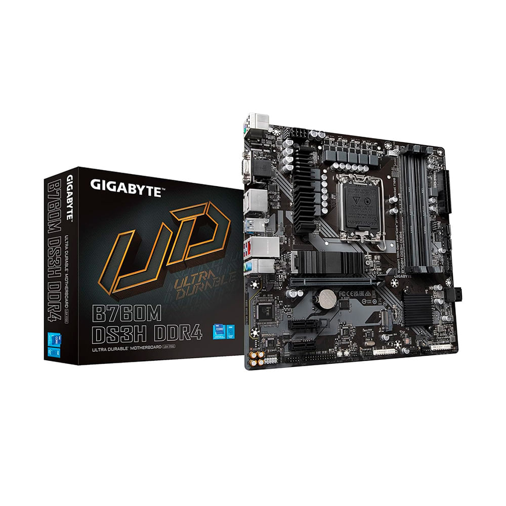 Placa Madre GIGABYTE B760M DS3H DDR4 LGA 1700