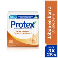 Jabón PROTEX Nutri Protect Vitamina E Barra 3x110g