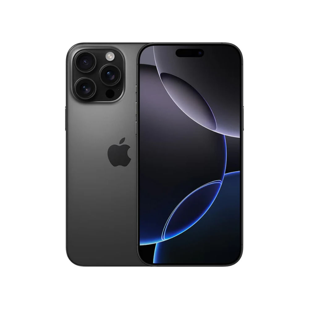 Iphone 16 PRO MAX 256GB (CHIP FISICO) + Cargador Apple USB-C 20W - TITANIO NEGRO