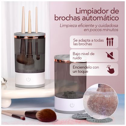 Limpiador de Brochas Lavadora Eléctrico de Maquillaje Negro S52 | plazaVea  - plazaVea