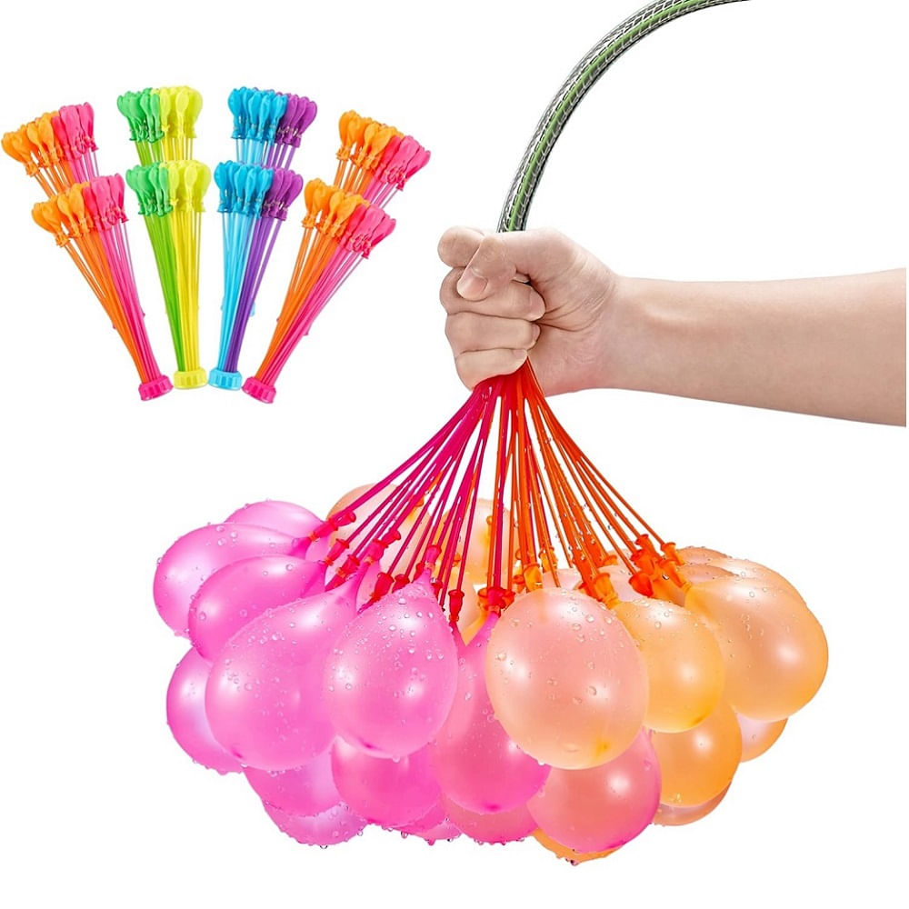 Set de 3 Bolsas de 37 Globos de Agua Magicos Bomba de Latex