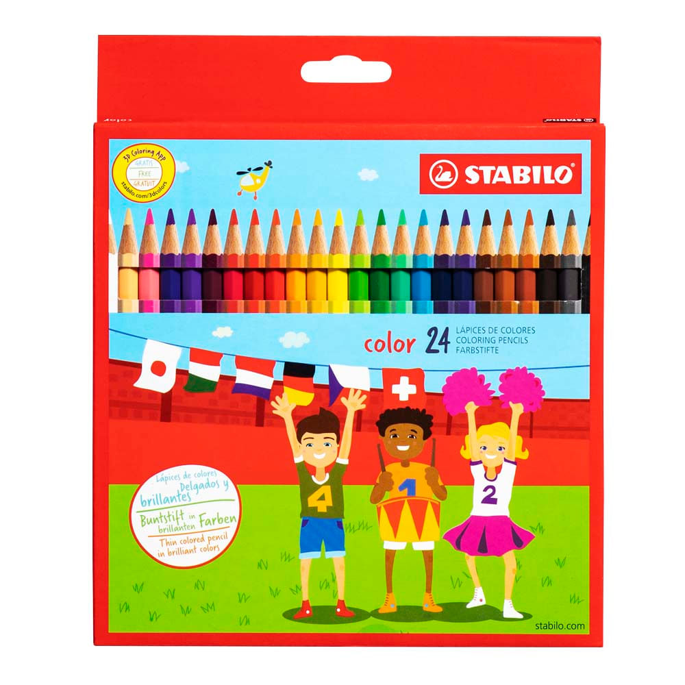 Colores Largos STABILO Caja 24un