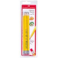 Lápices FABER CASTELL Triangular Punta Resistente Blíster 6un