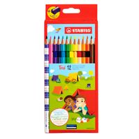 Colores STABILO Trinagulares Caja 12un
