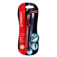 Lapiceros STABILO Exam Grade Azul y Rojo Blíster 2un
