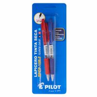 Lapiceros PILOT BPGP-10R-F Tinta Seca Azul y Rojo Blíster 2un