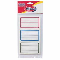 Etiquetas Autoadhesivas PEGAFAN Estandar Color Blanco Bolsa 12un
