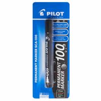 Marcador Permanente PILOT SCA-100 Negro Blíster 1un